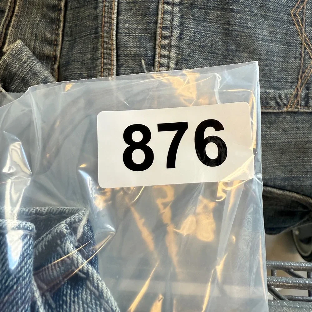 True Religion Ricky Relaxed Straight Denim Shorts Blue Mens 32